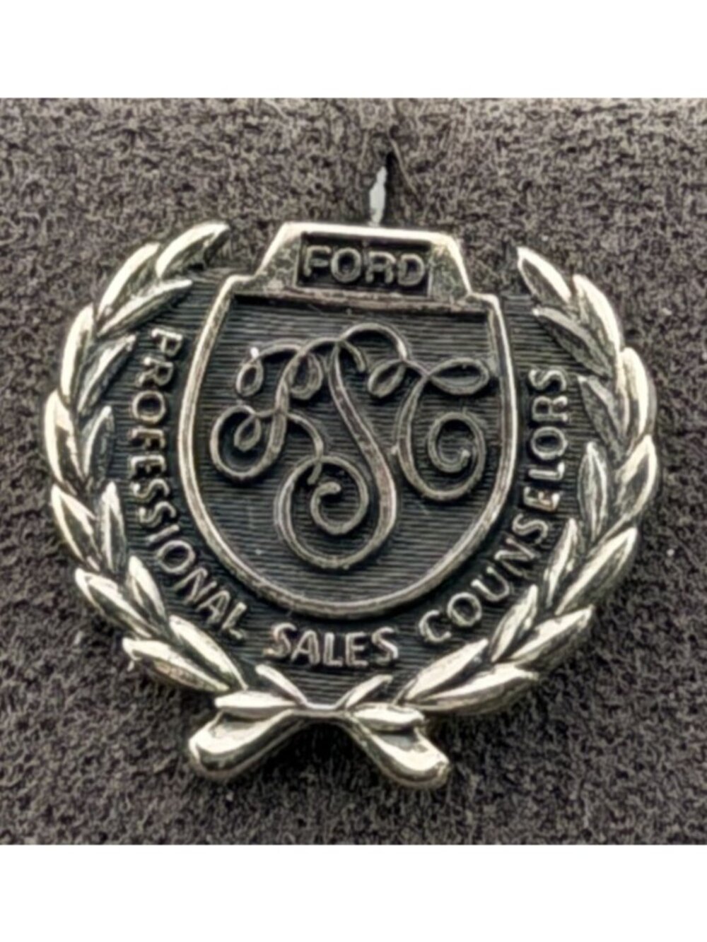 Vintage Ford Professional Sales Counselors Sterling Silver Lapel Pin